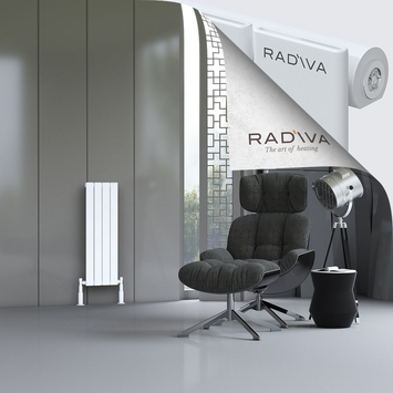 Radiva - Arno Radiateur En Aluminium 900x292 Blanc