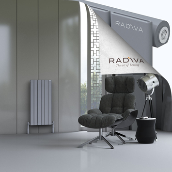 Radiva - Arno Radiateur En Aluminium 900x440 Gris
