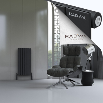 Radiva - Arno Radiateur En Aluminium 900x440 Noir