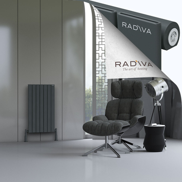 Radiva - Arno Radiateur En Aluminium 900x514 Anthracite Foncé