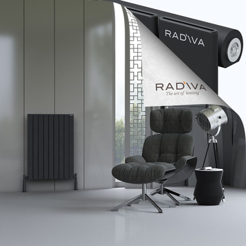 Radiva - Arno Radiateur En Aluminium 900x662 Noir