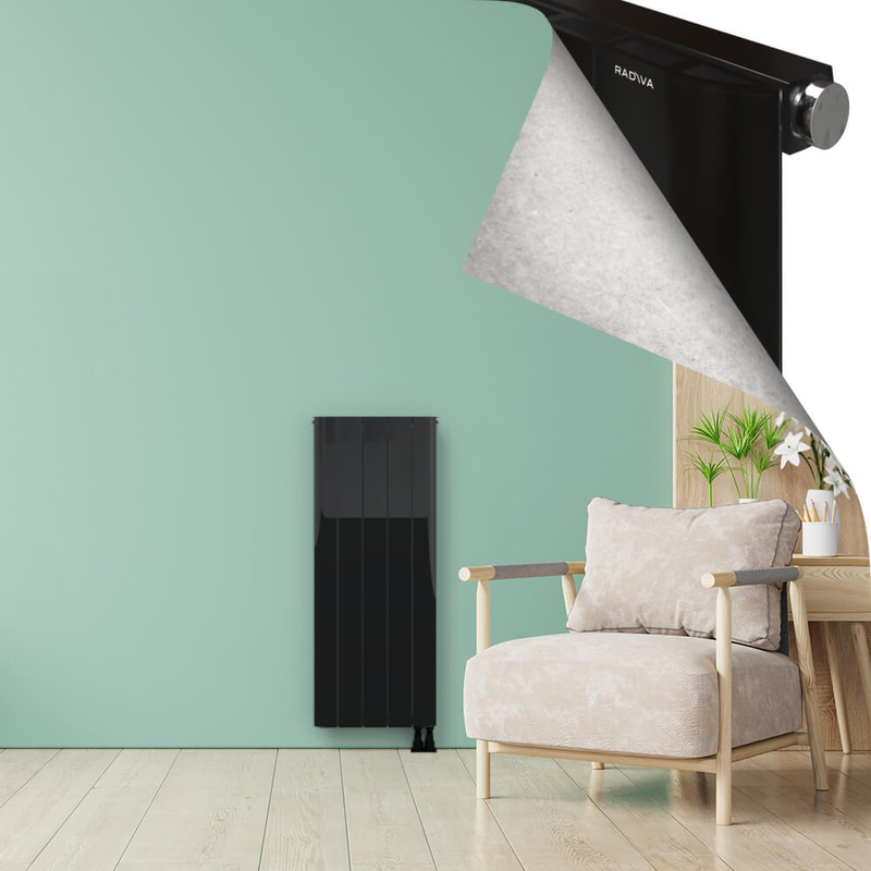 ASTER Alüminyum Radyatör 1200x470 Plazma Siyah