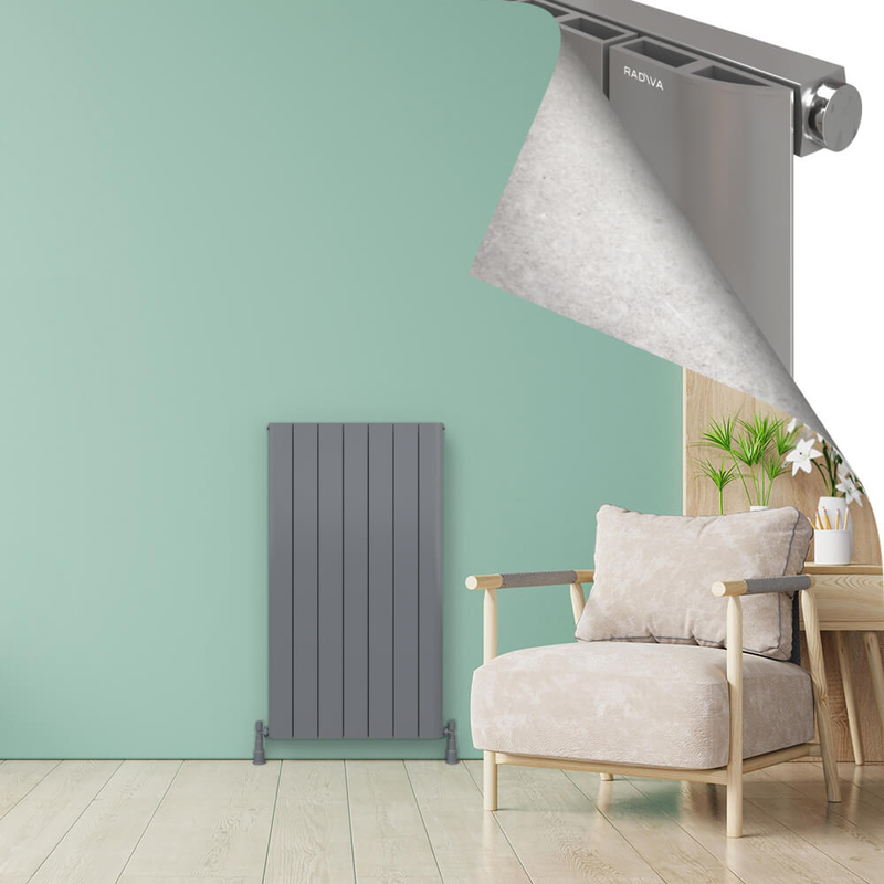ASTER Alüminyum Radyatör 1200x660 Plazma Gri