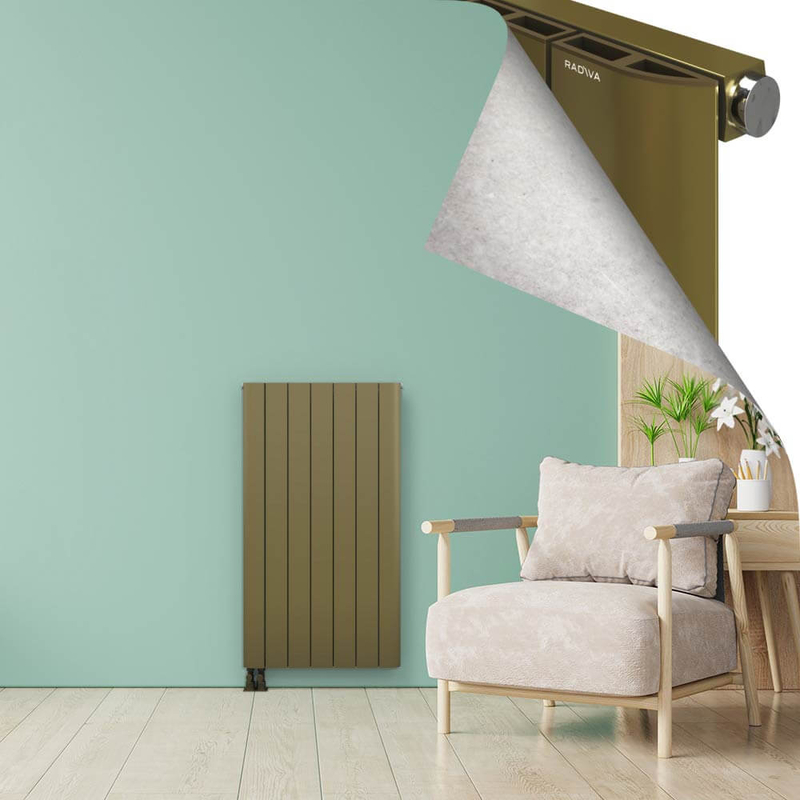 ASTER Alüminyum Radyatör 1200x660 Plazma Prinç