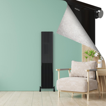 Radiva - ASTER Aluminium Radiator 1800x375 Plasma Black