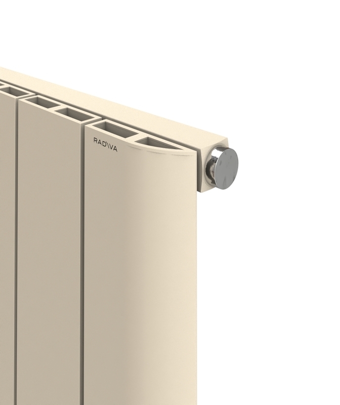 ASTER Radiateur en Aluminium 1800x470 Cappuccino