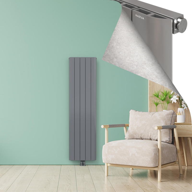 ASTER Alüminyum Radyatör 1800x470 Plazma Gri