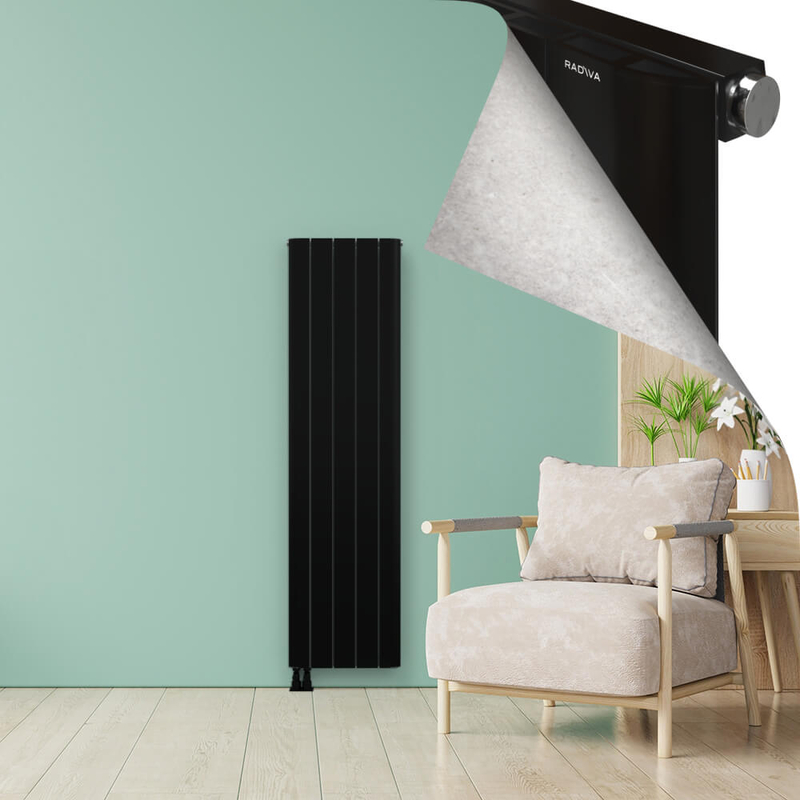 ASTER Alüminyum Radyatör 1800x470 Plazma Siyah