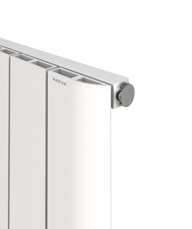ASTER Radiateur en Aluminium 1800x565 Blanc