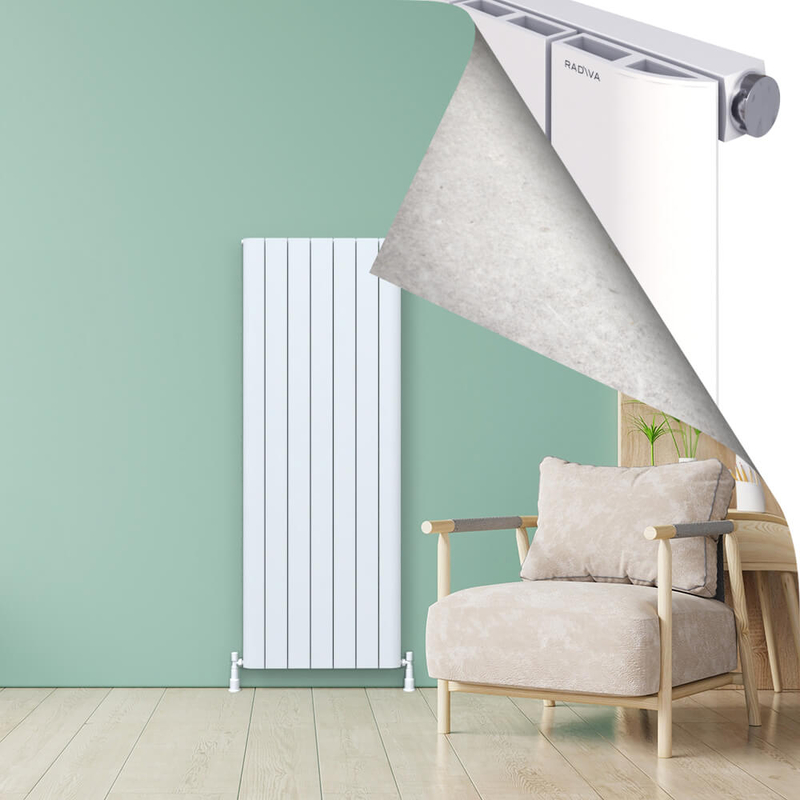 ASTER Aluminium Radiator 1800x660 White