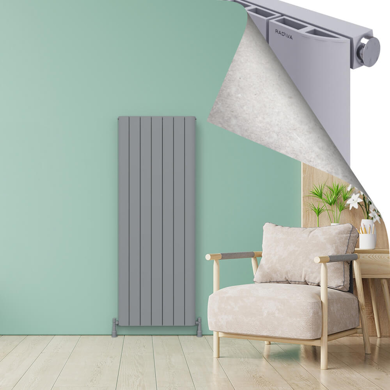 ASTER Aluminium Radiator 1800x660 Grey