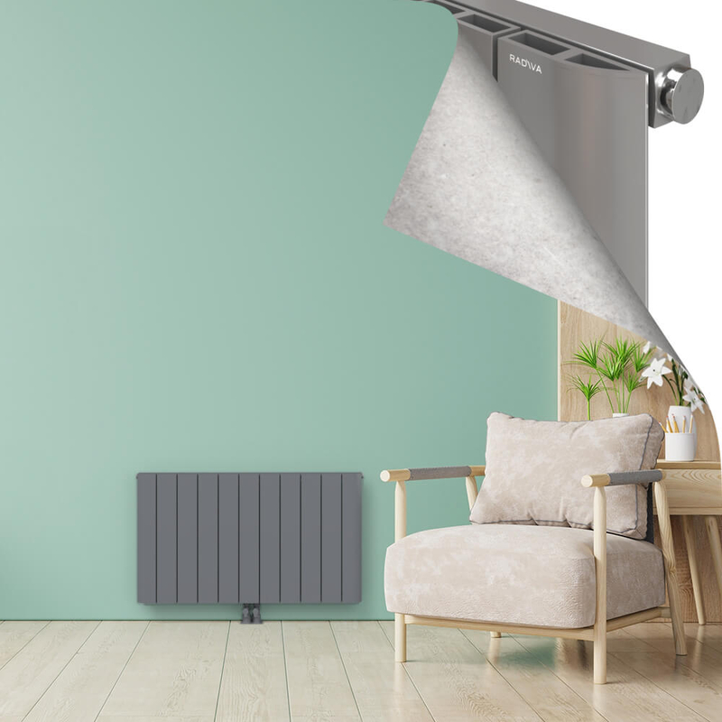 ASTER Alüminyum Radyatör 600x1040 Plazma Gri