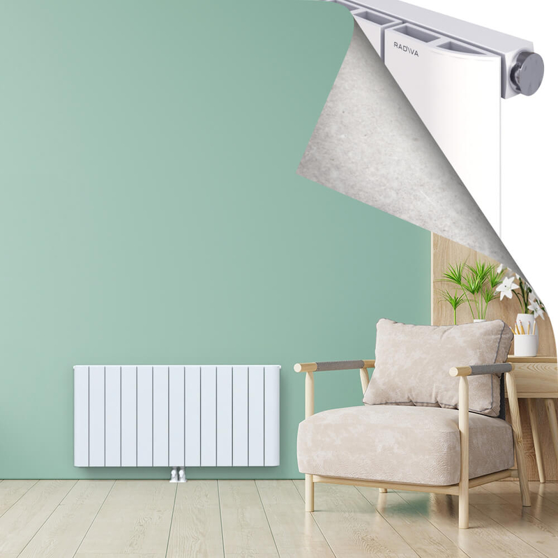 ASTER Aluminium Radiator 600x1230 White