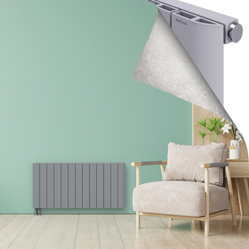 ASTER Aluminium Radiator 600x1230 Grey - Thumbnail