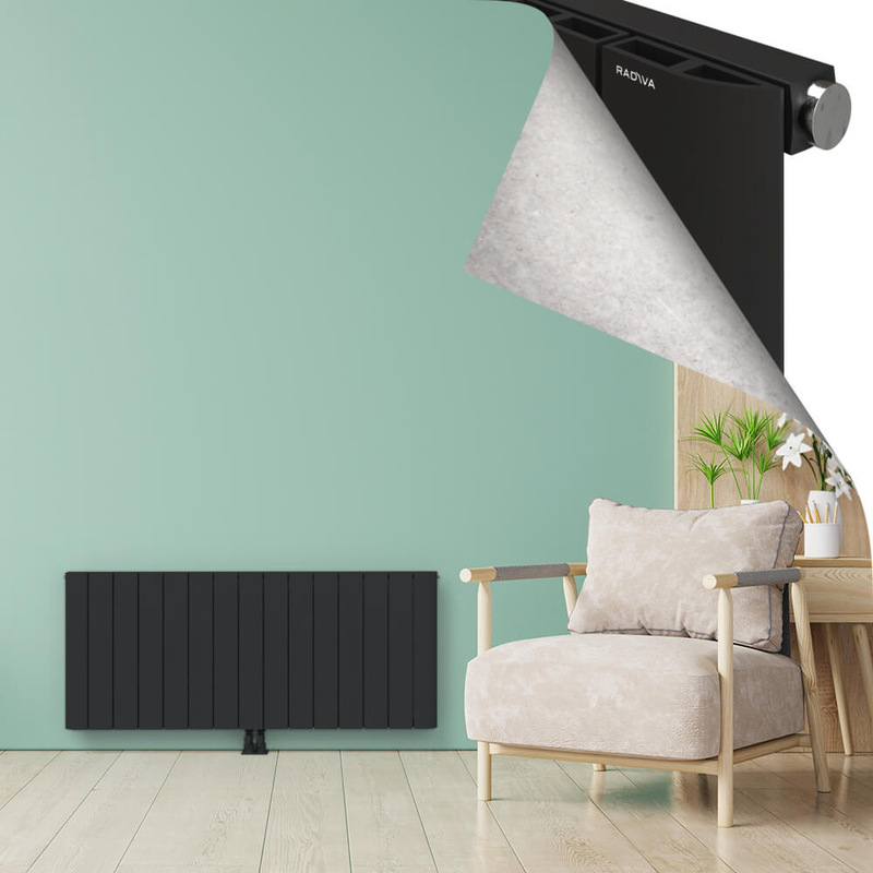 ASTER Radiateur en Aluminium 600x1420 Anthracite Foncé