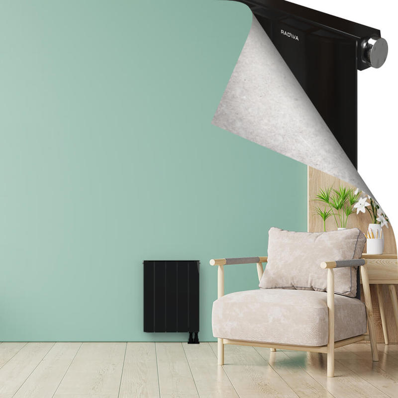 ASTER Alüminyum Radyatör 600x470 Plazma Siyah