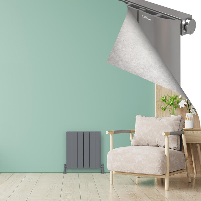ASTER Alüminyum Radyatör 600x565 Plazma Gri