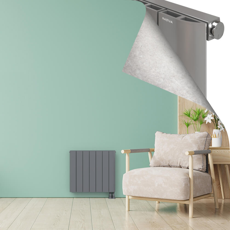ASTER Alüminyum Radyatör 600x660 Plazma Gri