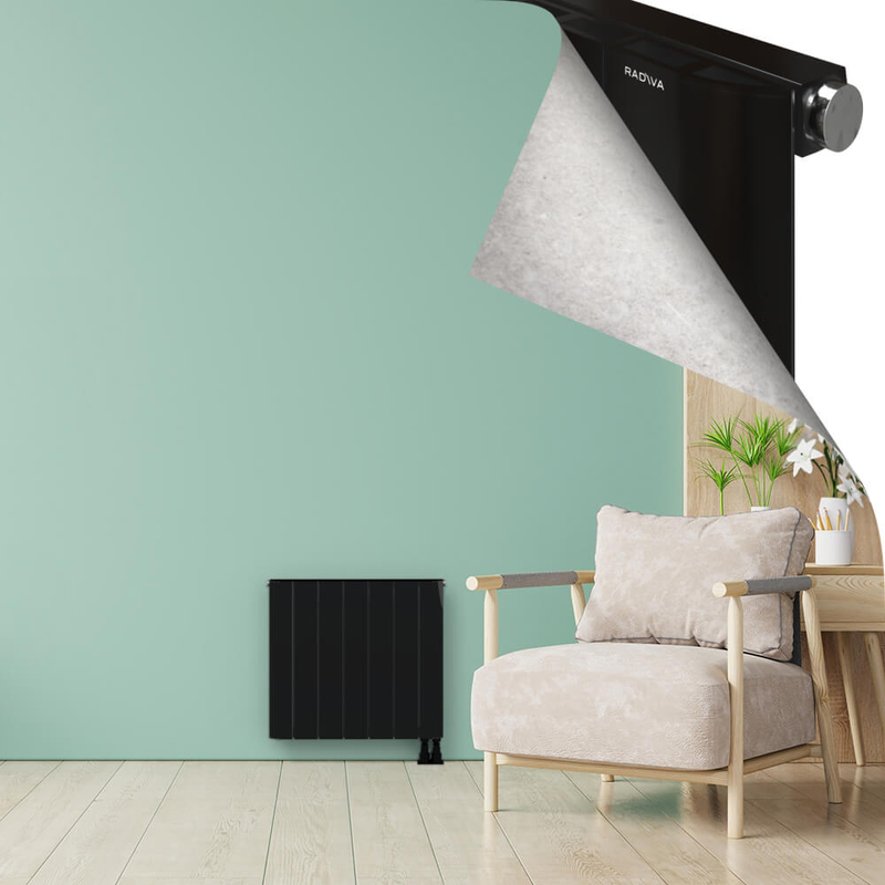 ASTER Alüminyum Radyatör 600x660 Plazma Siyah