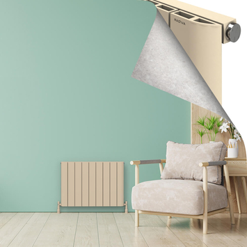 Radiva - ASTER Alüminyum Radyatör 600x850 Kapuçino