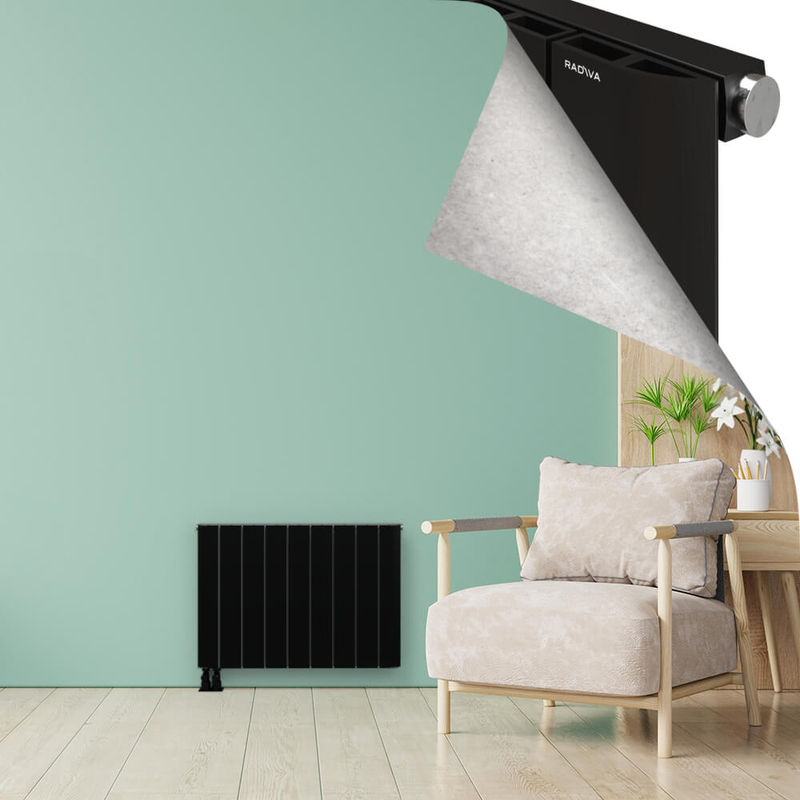 ASTER Alüminyum Radyatör 600x850 Siyah