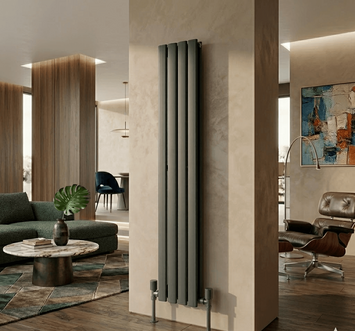  - AURA Çelik Dekoratif Radyatör 1800x304 Antrasit