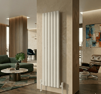  - AURA Çelik Dekoratif Radyatör 1800x456 Beyaz