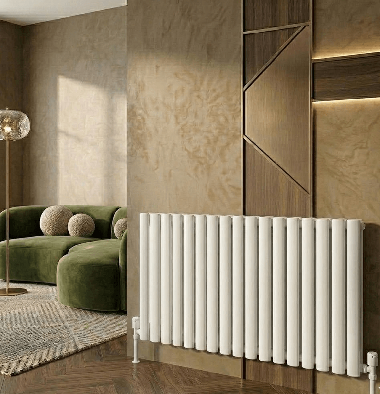 AURA Çelik Dekoratif Radyatör 600x1368 Beyaz