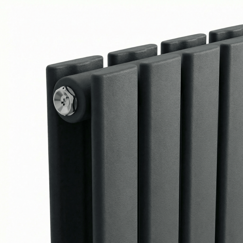 AURA Çelik Dekoratif Radyatör 600x608 Antrasit