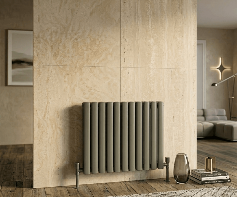 AURA Çelik Dekoratif Radyatör 600x836 Antrasit