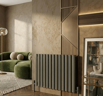 Radiva - AURA Çelik Dekoratif Radyatör 600x988 Antrasit
