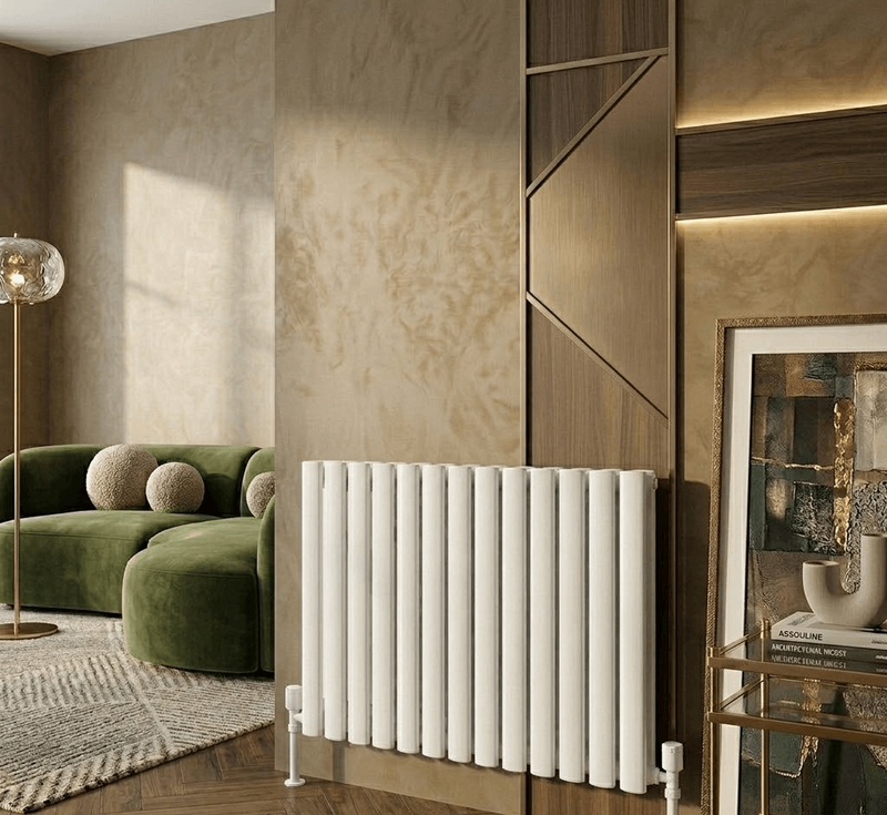 AURA Çelik Dekoratif Radyatör 600x988 Beyaz