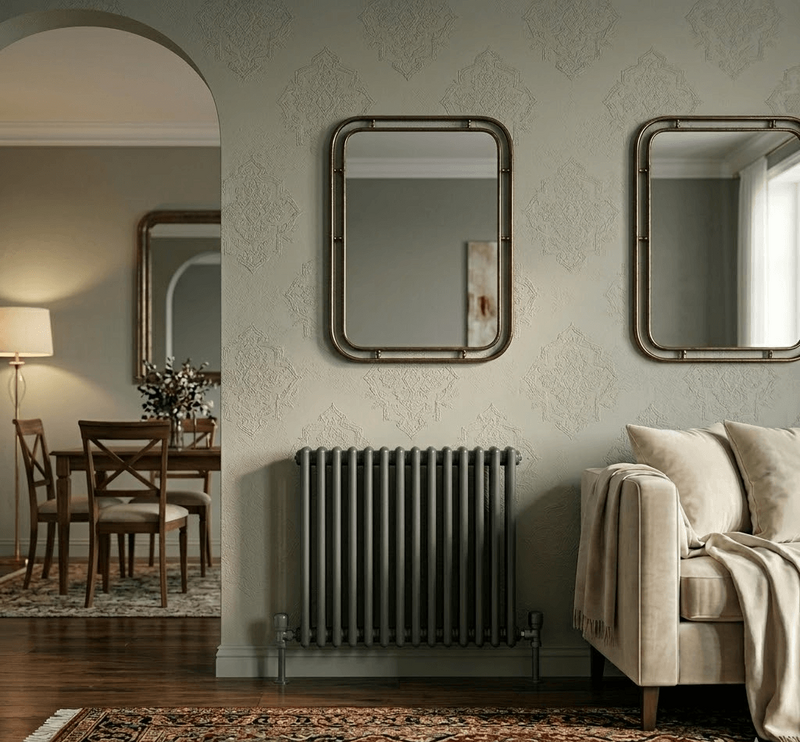 AXON Kolon Radyatör 3 Kolonlu 600x650 Antrasit