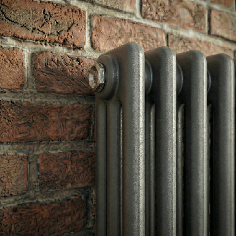 AXON Kolon Radyatör 3 Kolonlu 600x650 Antrasit