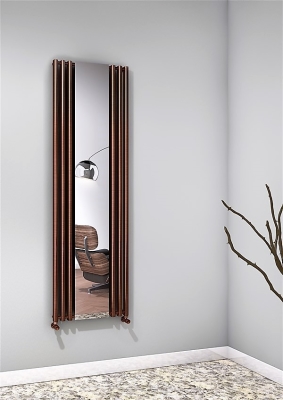Bahama Decorative Radiator 540x1760 Copper Antique