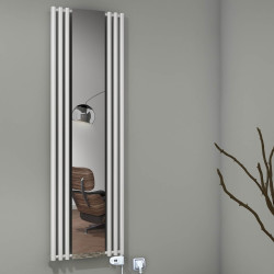 Radiva - Bahama Sèche Serviettes Electrique 540x1760 Blanc (Thermostat Thesis) 900 W