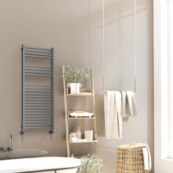Radiva - Barbados Decorative Towel Warmer 500x1200 Anthracite Radiva - Barbados Decorative Towel Warmer 500x1200 Anthracite