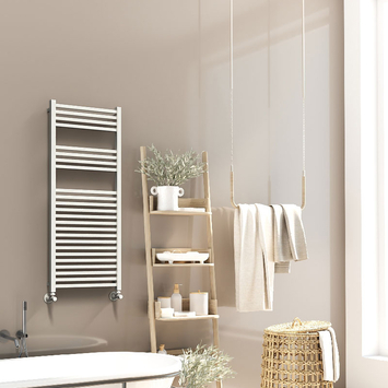 Radiva - Barbados Decorative Towel Warmer 500x1200 White Radiva - Barbados Decorative Towel Warmer 500x1200 White