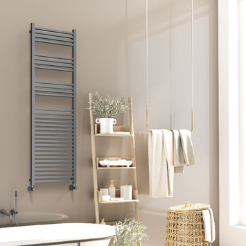 Radiva - Barbados Decorative Towel Warmer 500x1600 Anthracite Radiva - Barbados Decorative Towel Warmer 500x1600 Anthracite