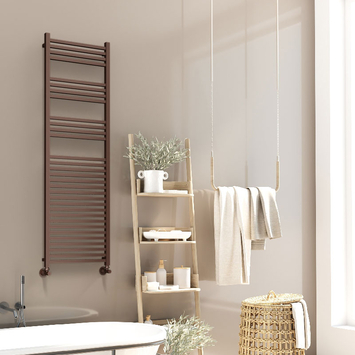 - Barbados Decorative Towel Warmer 500x1600 Copper Antique  - Barbados Decorative Towel Warmer 500x1600 Copper Antique