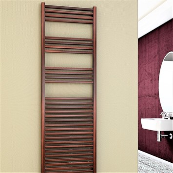Barbados Decorative Towel Warmer 500x1600 Wood Effect - Thumbnail