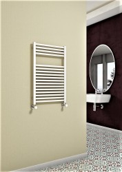 Barbados Decorative Towel Warmer 500x800 White - Thumbnail