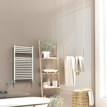 Radiva - Barbados Decorative Towel Warmer 500x800 White Radiva - Barbados Decorative Towel Warmer 500x800 White