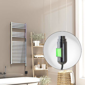 Radiva - Barbados Electric Towel Warmer 300 Watt 500x1200 Chrome (On/Off)