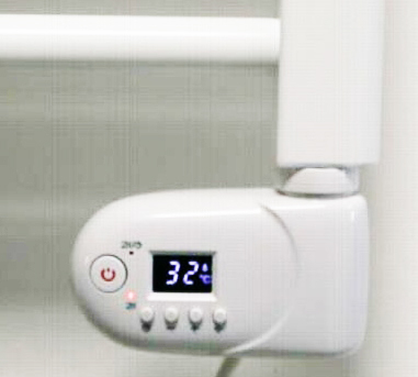 Barbados Electric Towel Warmer 600 Watt 500x1200 White (Thesis Thermostat)