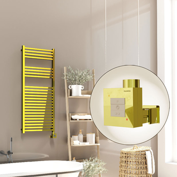 Radiva - Barbados Electric Towel Warmer 500x1200 Gold Ktx1 300 W