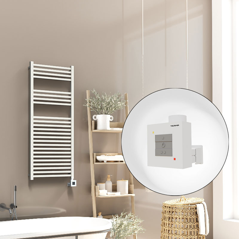 Barbados Electric Towel Warmer 500x1200 White Ktx1 600 W