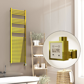 Radiva - Barbados Electric Towel Warmer 500x1600 Gold Ktx3 600 W