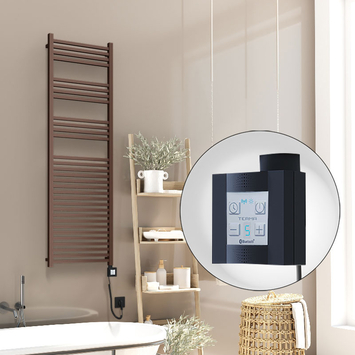  - Barbados Electric Towel Warmer 500x1600 Antique Copper Ktx4 600 W (Spiral Cable)