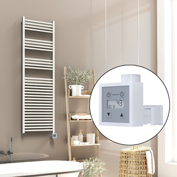 Radiva - Barbados Elektrikli Havlupan 500x1600 Beyaz Parlak (KTX3 Termostat) 1000W Radiva - Barbados Elektrikli Havlupan 500x1600 Beyaz Parlak (KTX3 Termostat) 1000W